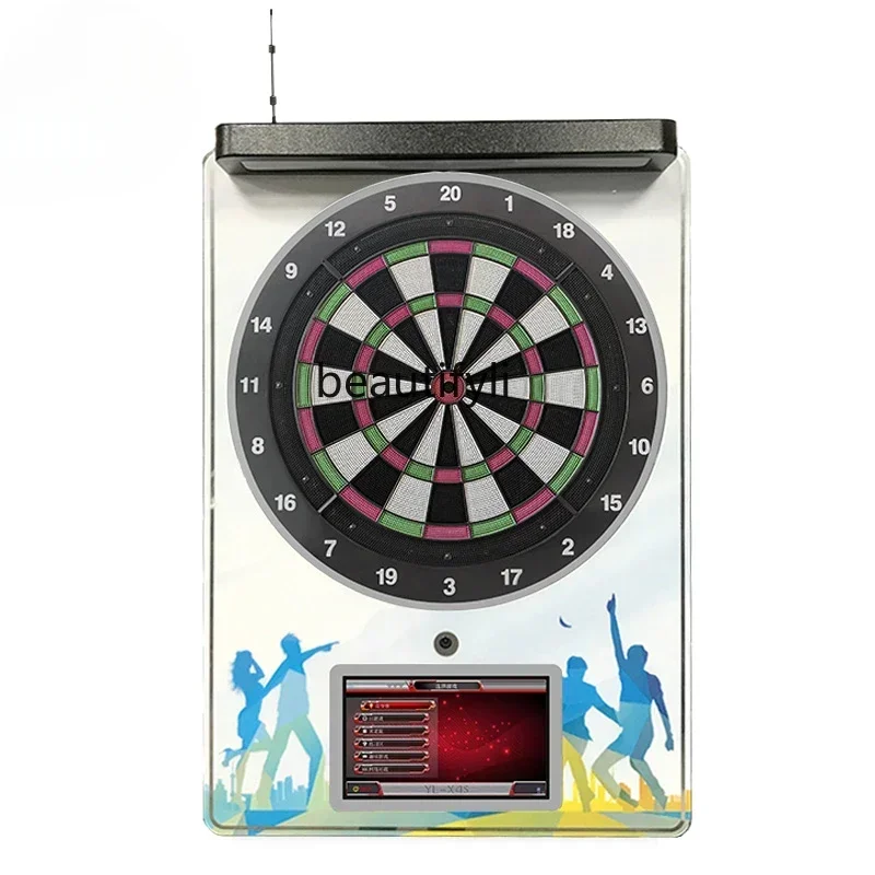 

lt Electronic Smart Touch Screen Dart Machine Bar Standard Match Hanging Target Disc