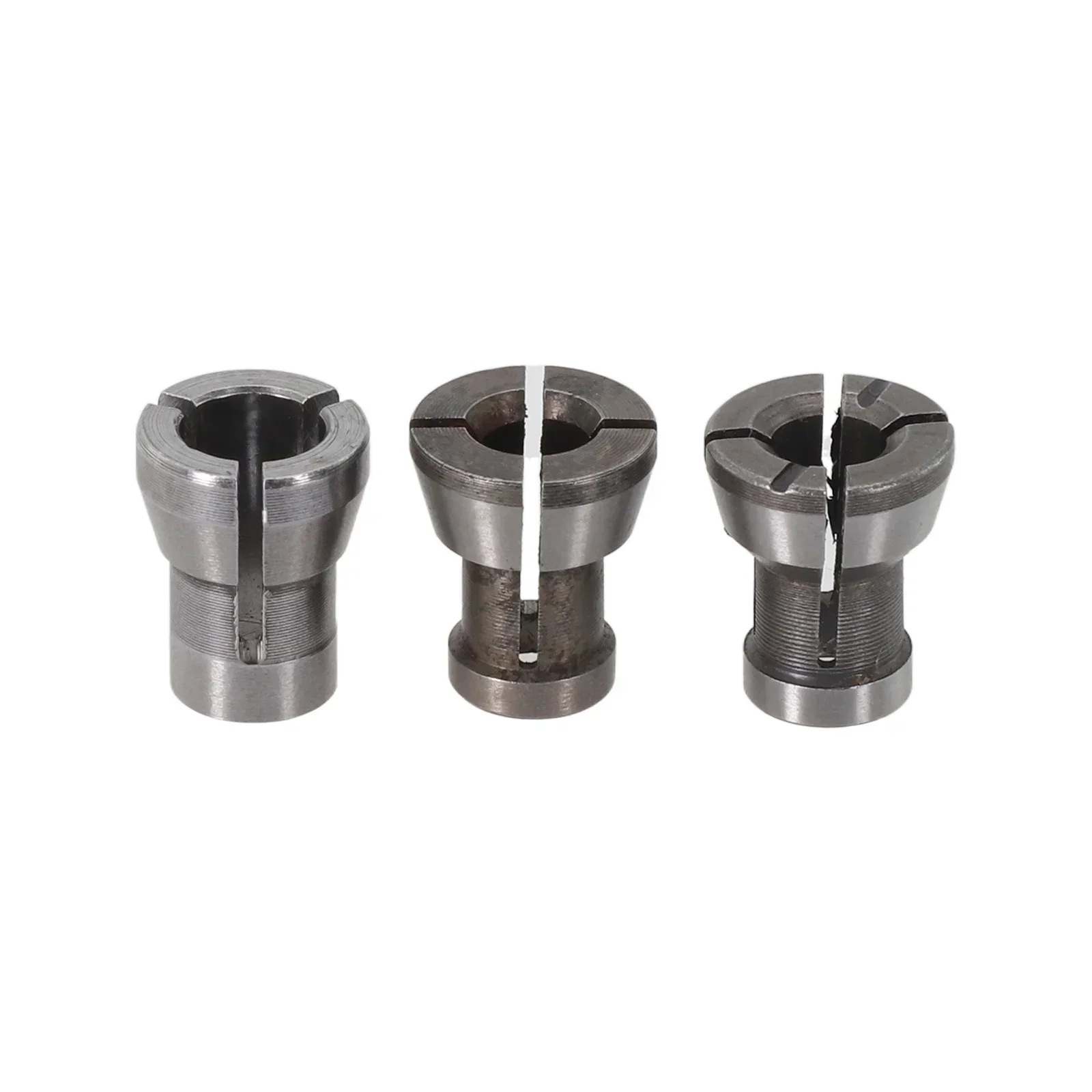 1 Set M17 6/6.35/8mm Collet Chuck Adapter With Nut Engraving Trimming Machine Router Bit Collets Power Tool Accessories