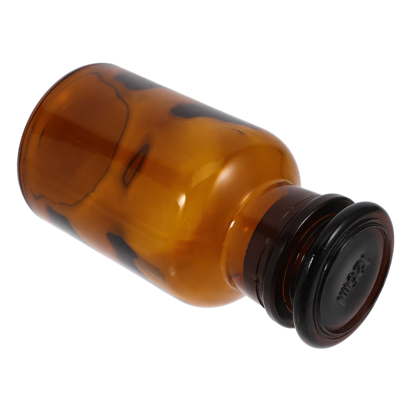 

Amber Glass Bottle Wide Mouth Apothecary Jar for Essential Oil Aromatherapy Diffuser Laboratory Massage Makeup Mixing Sample