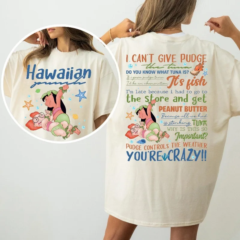 

Забавная рубашка Disney «Лило и Миртл», рубашка «Лило и Стич», гавайская рубашка, семейная поездка, футболка «Волшебное королевство» 2025 года