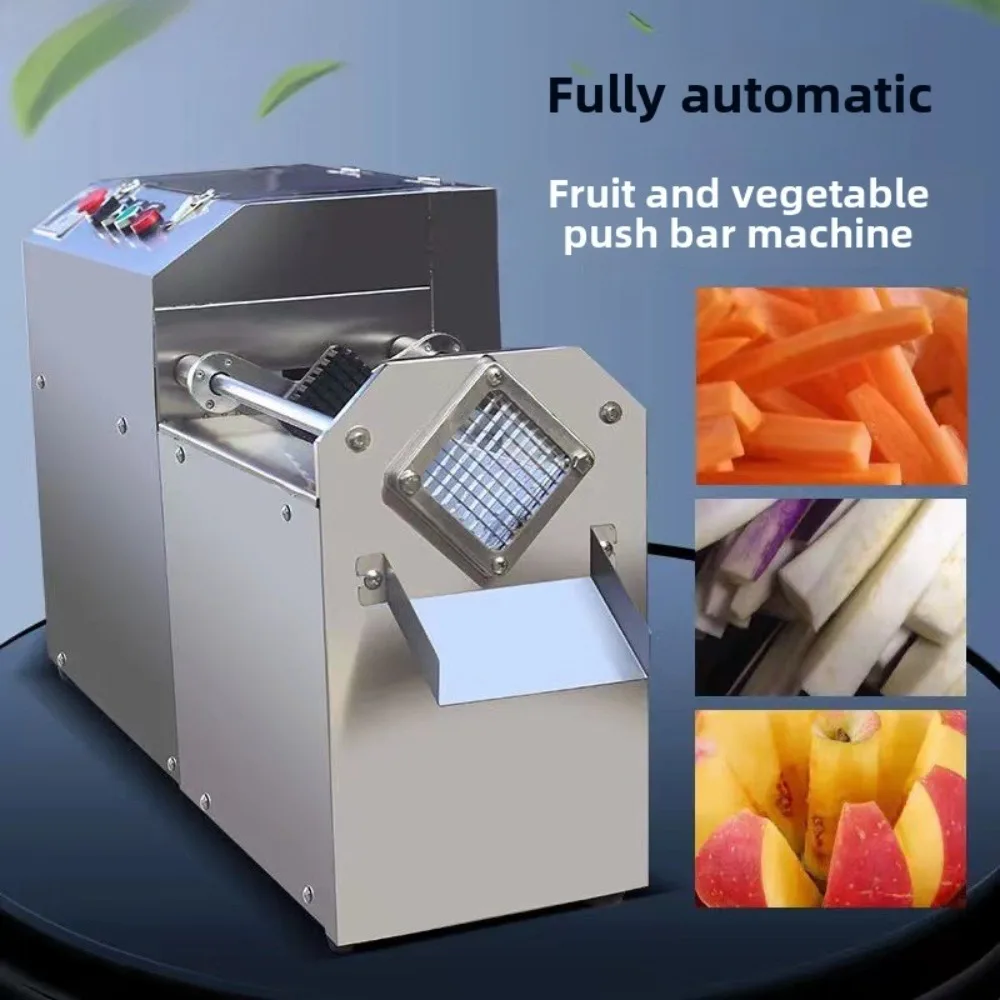 Commercial Automatic Sweet Potato Radish Potato Cutting Machine Pusher Electric Fry Machine Multi-function