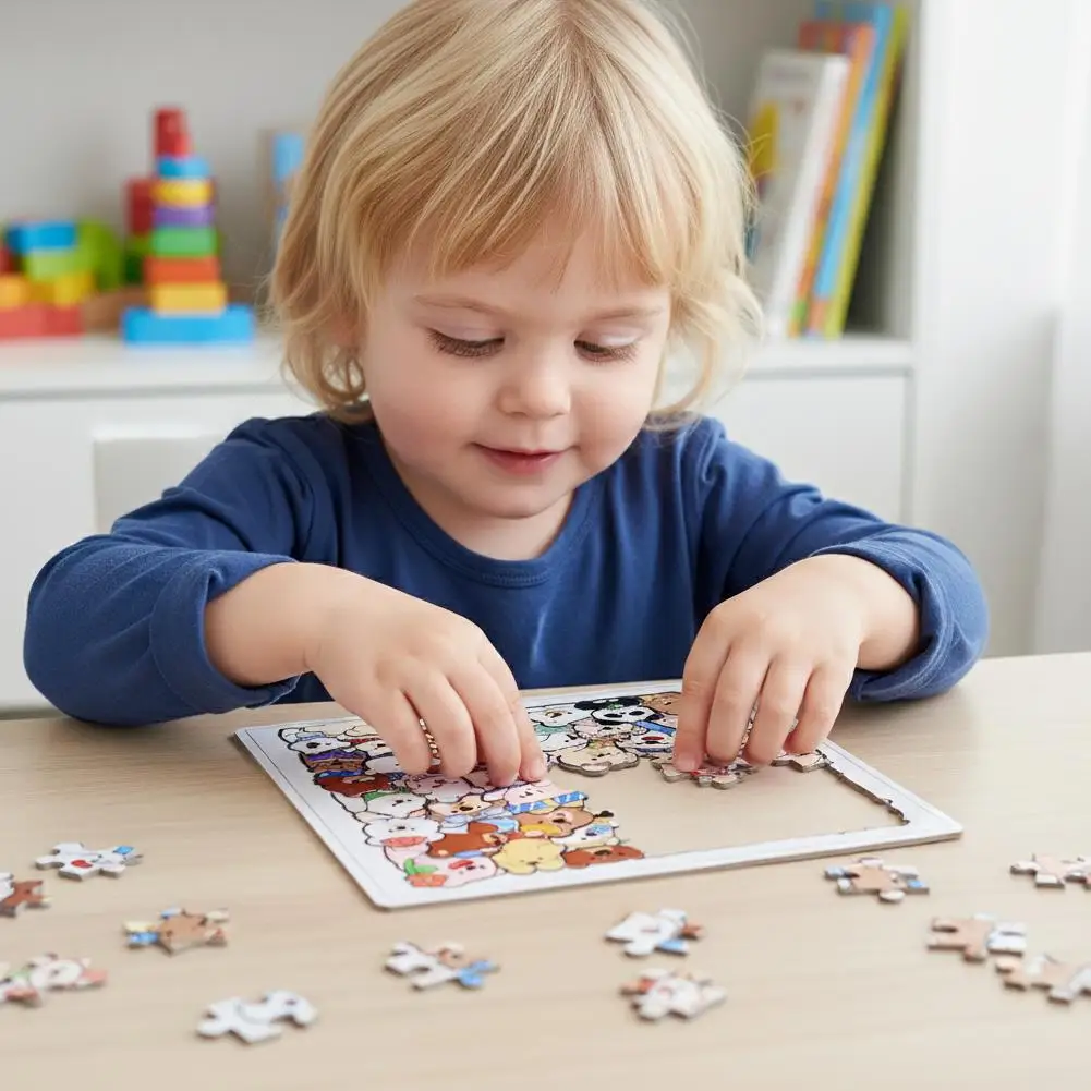 Puzzle irregolare in legno Puzzle irregolare a forma di animale Pezzi Gioco Compleanno Regali di Natale per gli amanti degli animali Puzzle Decorazioni per la casa