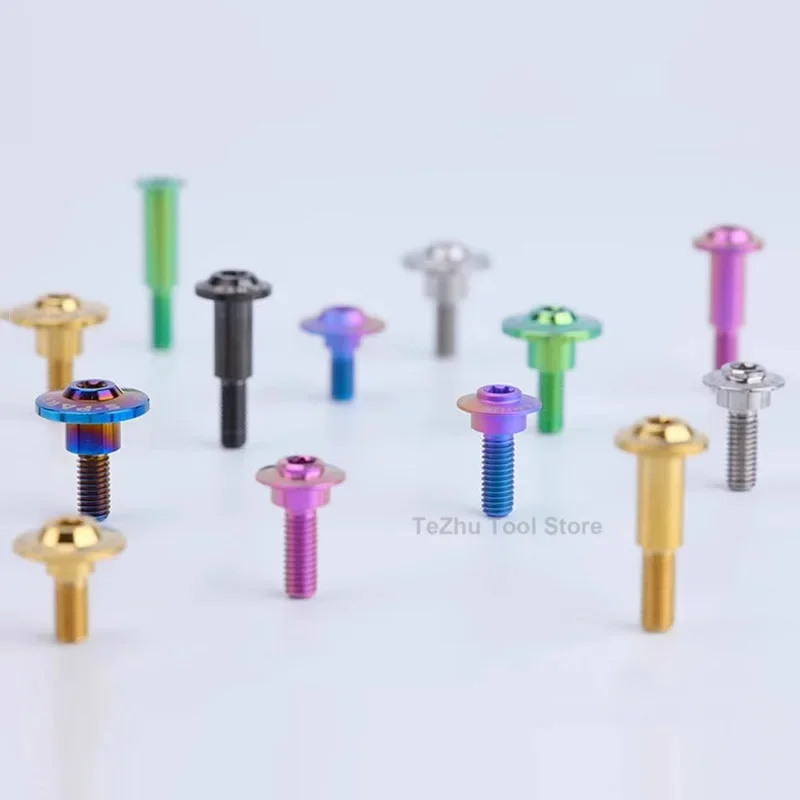 1pc Prugna Interna Titanio Bullone M6 x 11 ~ 20mm Motore Rotore Freno Posteriore Vite per Accessorio Moto Pannello Laterale Vite A Disco