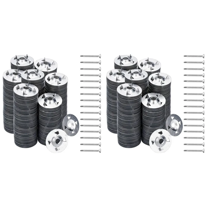 

-A95Z 600 шт., крепежные детали для пенопластовой доски, шайбы для установки панелей пенопластовой доски, винты и шайбы для пенопластовой доски