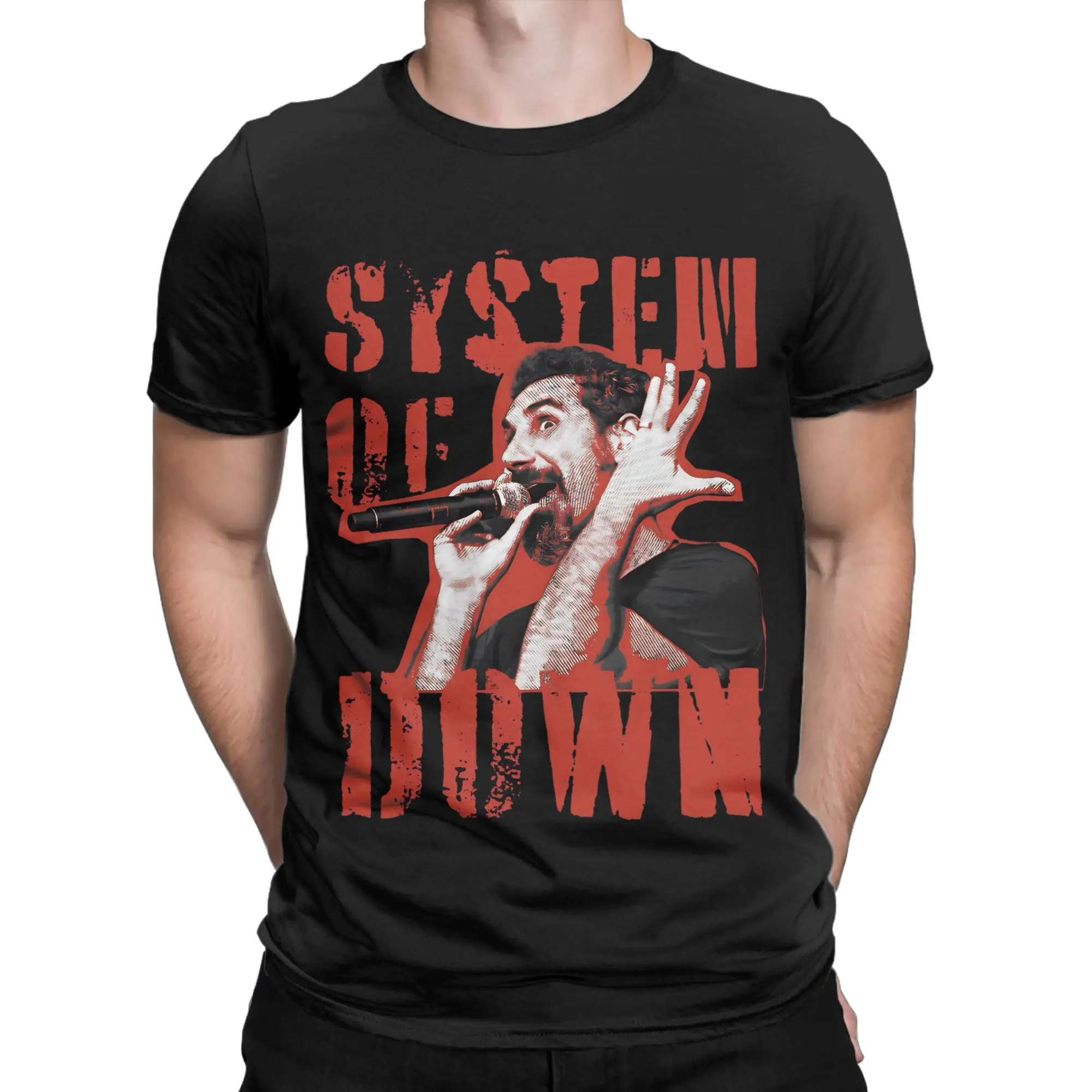 

Summer SYSTEMs OF A DOWNs toxicity rock band T Shirt For Unisex 100% Cotton Tee Shirt Short Sleeve Clothing