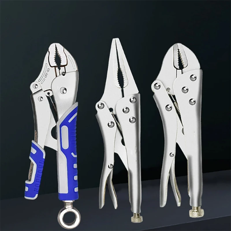 Powerful pliers, multifunctional pliers, adjustable pressure pliers, industrial grade manual fixed universal pliers