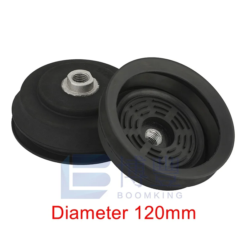 Diameter 100/120/150mm Double layer vacuum sucker M16*2.For glass,marble,tile...