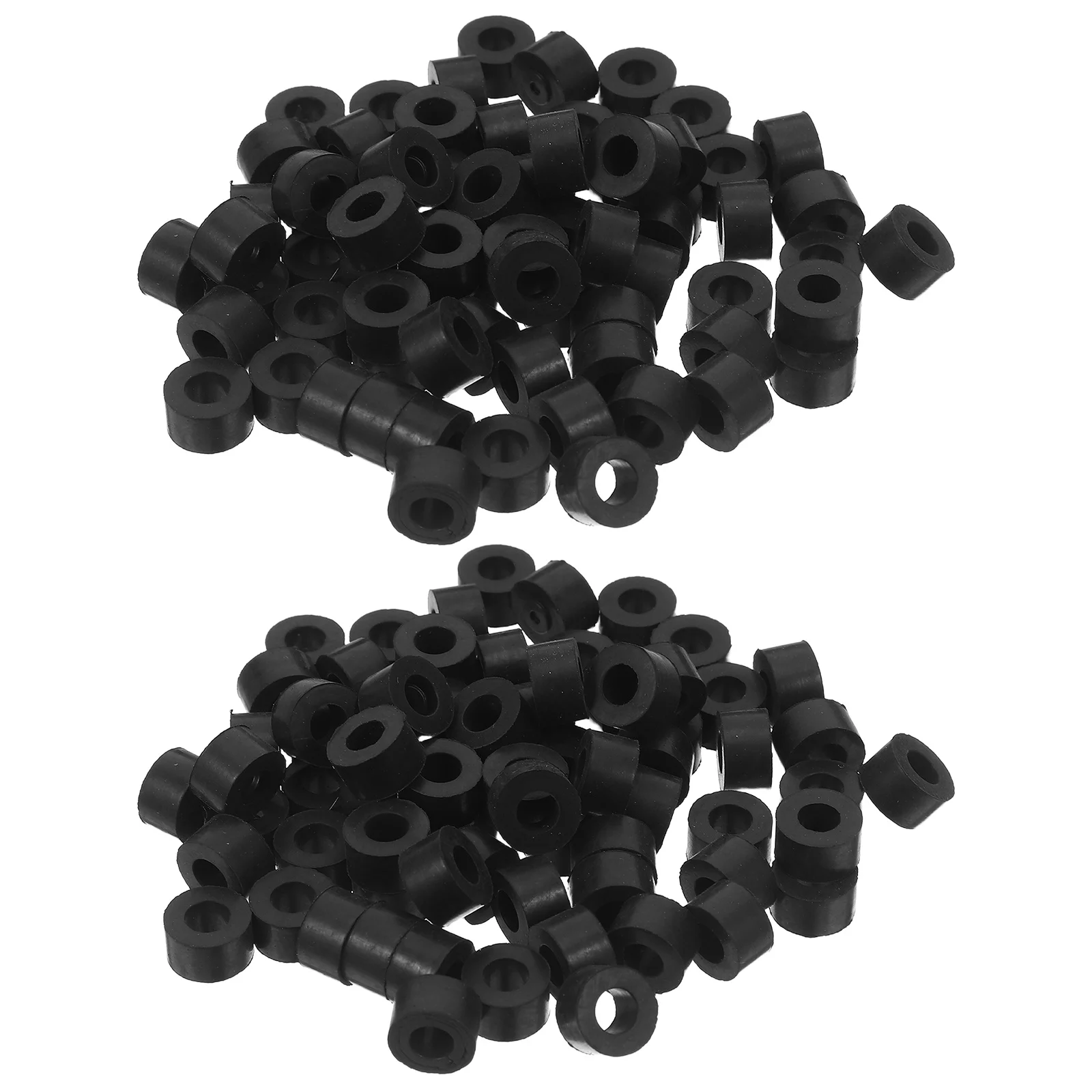 100 قطعة المطاط O شكل مخمدات الاهتزاز الأسود 12 مللي متر Od 6 مللي متر Id 7 مللي متر سميكة مكافحة الاهتزاز غسالات آلة جبل مخفضات الضوضاء