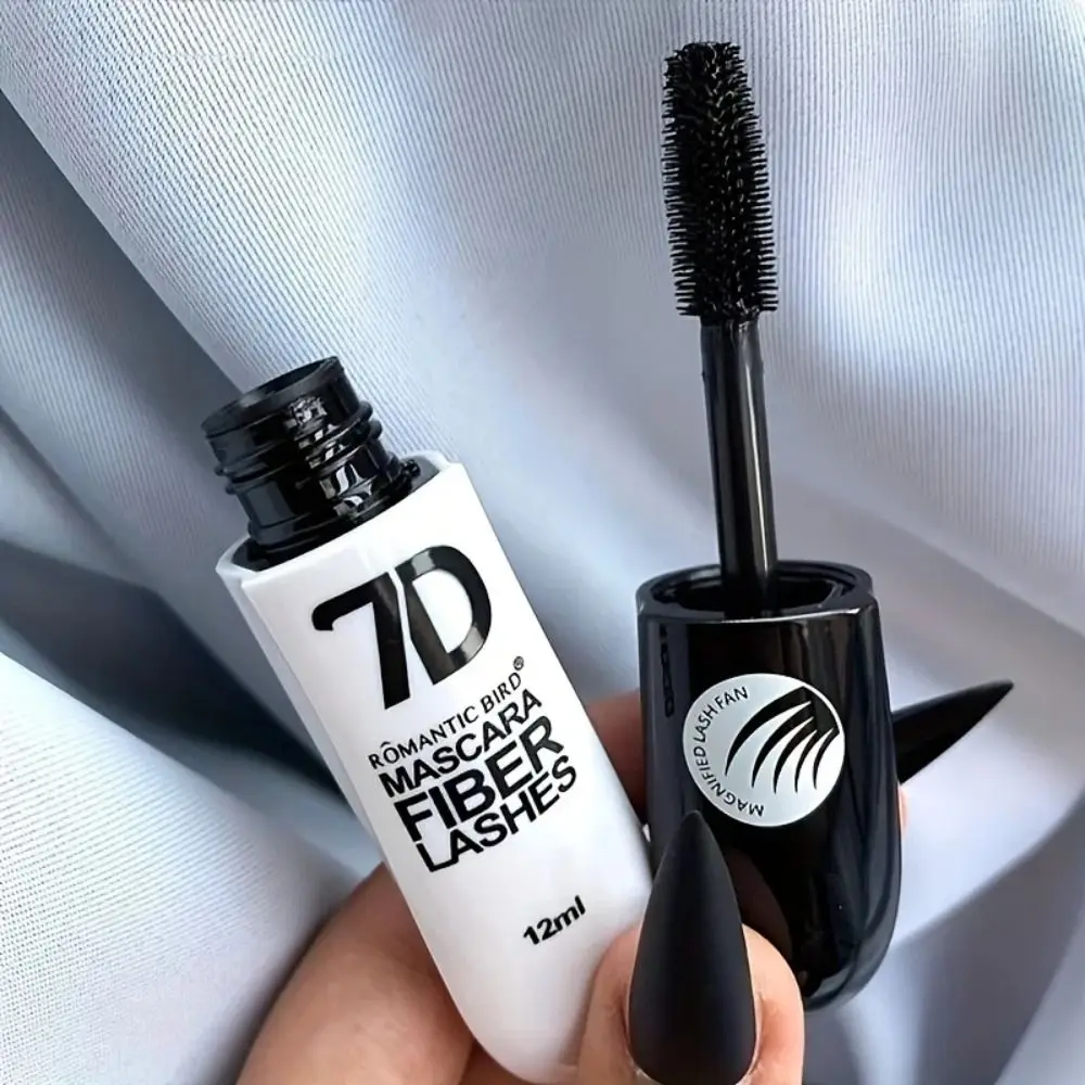 

Waterproof 7D Fiber Mascara Anti-smudge Sweat-proof Curling Mascara Natural Look Long Lasting Slimming Base Mascara