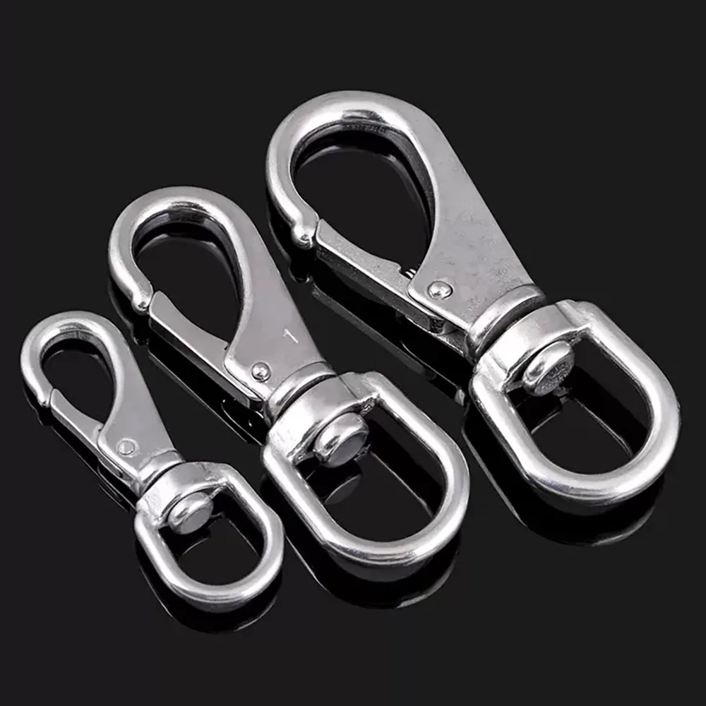 M4 M5 M6 M7 Universal Spring Buckle Keychain Swivel Ring Rotatable Dog Chain Connecting Hook Handbag Quick Hooks Pet Belt Buckle