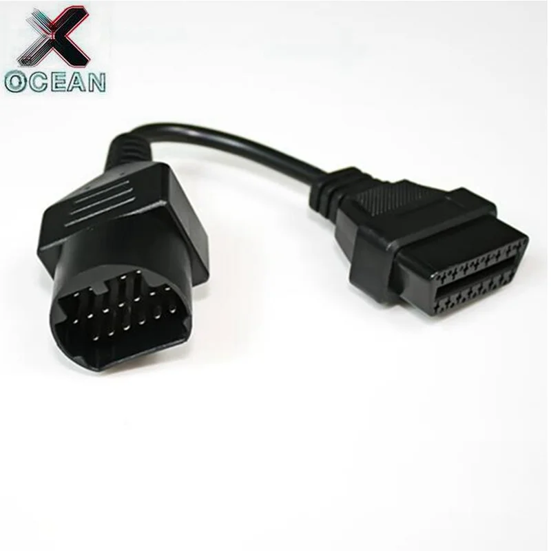 

10pc Automotive Diagnostic Cable 17-pin to 16-pin OBD1 to OBD2 For Mazda OBD OBDII Diagnostic Tool Connection Cable