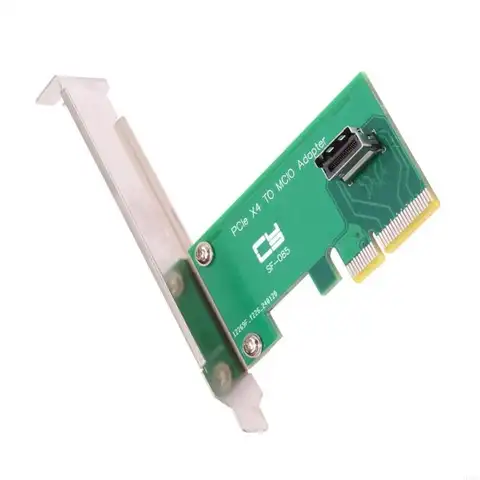 P9FA PCIE 5.0 4X 대 MCIO 여성 카드 어댑터 데이터 데스크탑을위한 데이터 전송 변환기