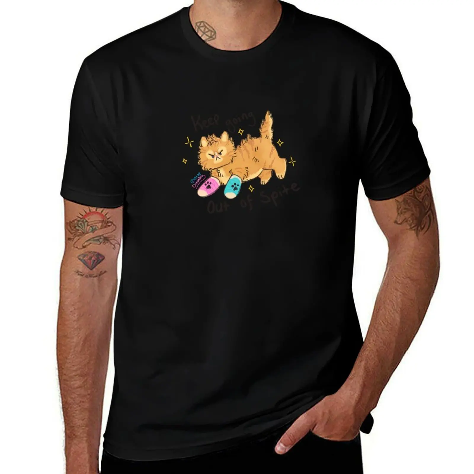 Keep Going Out of Spite T-Shirt Sun Block Outdoor T-Shirt