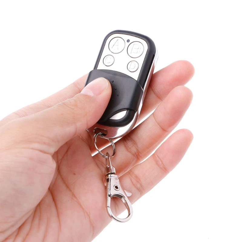 Universal Wireless Remote Control 4CH 4-channel RF Remote 433 Mhz Transmitter for Key with Keychain