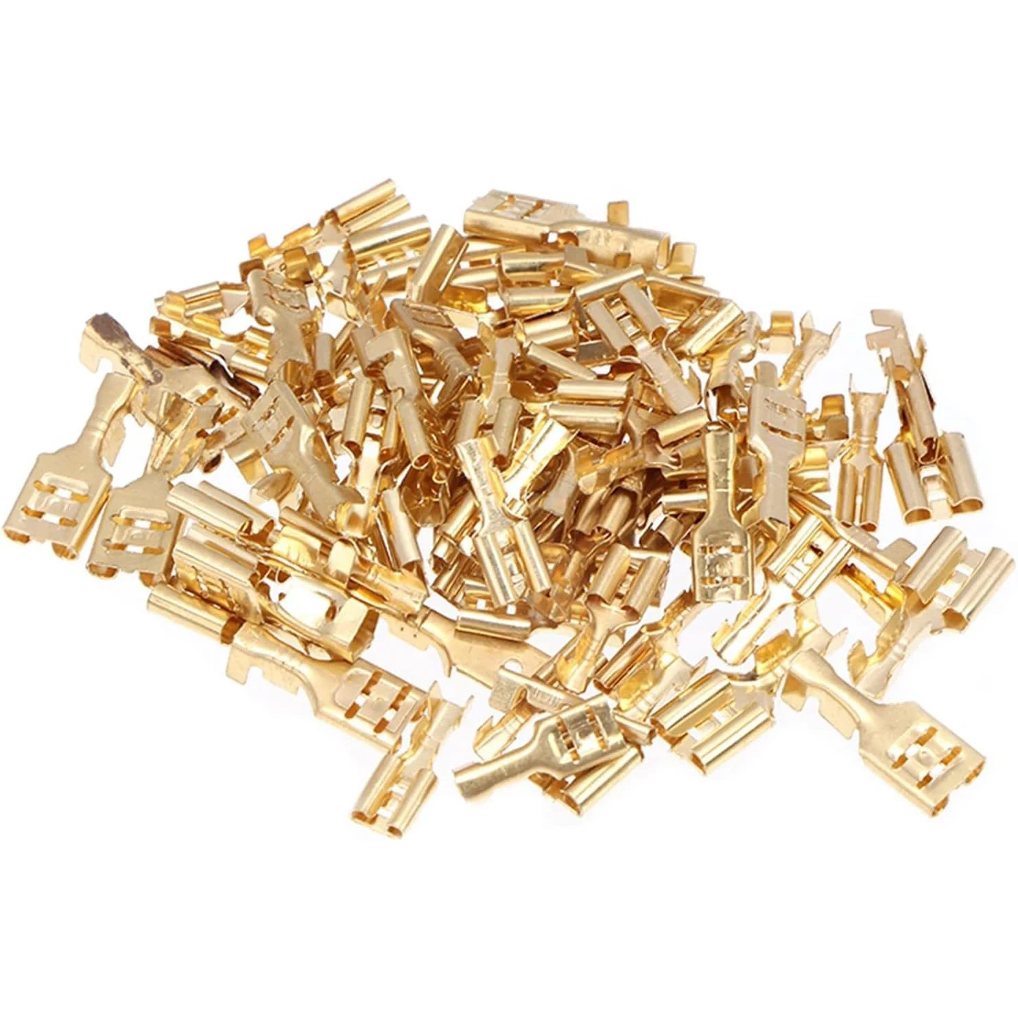 600PCS Assorted Insulated Spade Connectors 2.8/4.8/6.3mm Male Female Wire Terminals Crimp Set with Storage Box Electrical Wiring