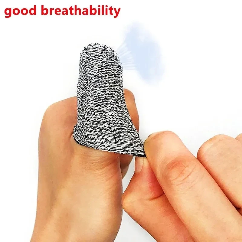 10/20pcs Anti-Cut Finger Cover Level 5 High-Strength Safety Flexible Anti Cut Fingertip Gloves Kitchen Tool