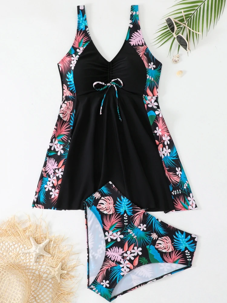 

XL-4XL Plus Size High Waist Bikini Women's Push Up Big Large Size Swimsuit 2026 Summer Mujer Tummy Control Swimwear Bikini Sets