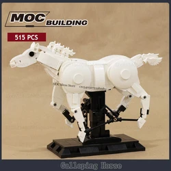 GBC Module Kinetic Sculpture Galloping Horse MOC Building Blocks DIY Assembly Technology Bricks Creative Display Toys Xmas Gifts