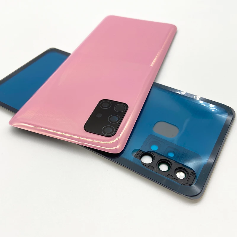 Cover per Samsung Galaxy A51 A516F 5G coperchio della batteria custodia posteriore di ricambio per porta posteriore con obiettivo della fotocamera