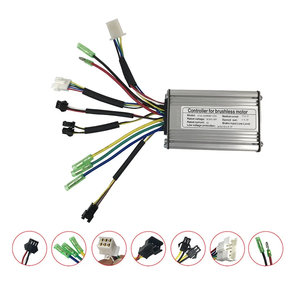 For KT Series E-bike Controller E-bike Repair 20x20x10 Cm Package 17A Rated Current Brushless Hub Motor Support