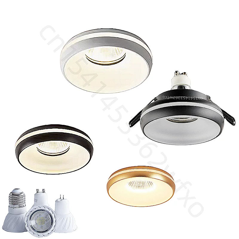 

Universal adjustable Angle LED built-in ceiling light GU10 light frame housing MR16 downlight LED anti-glare E27 Seiko spotlight