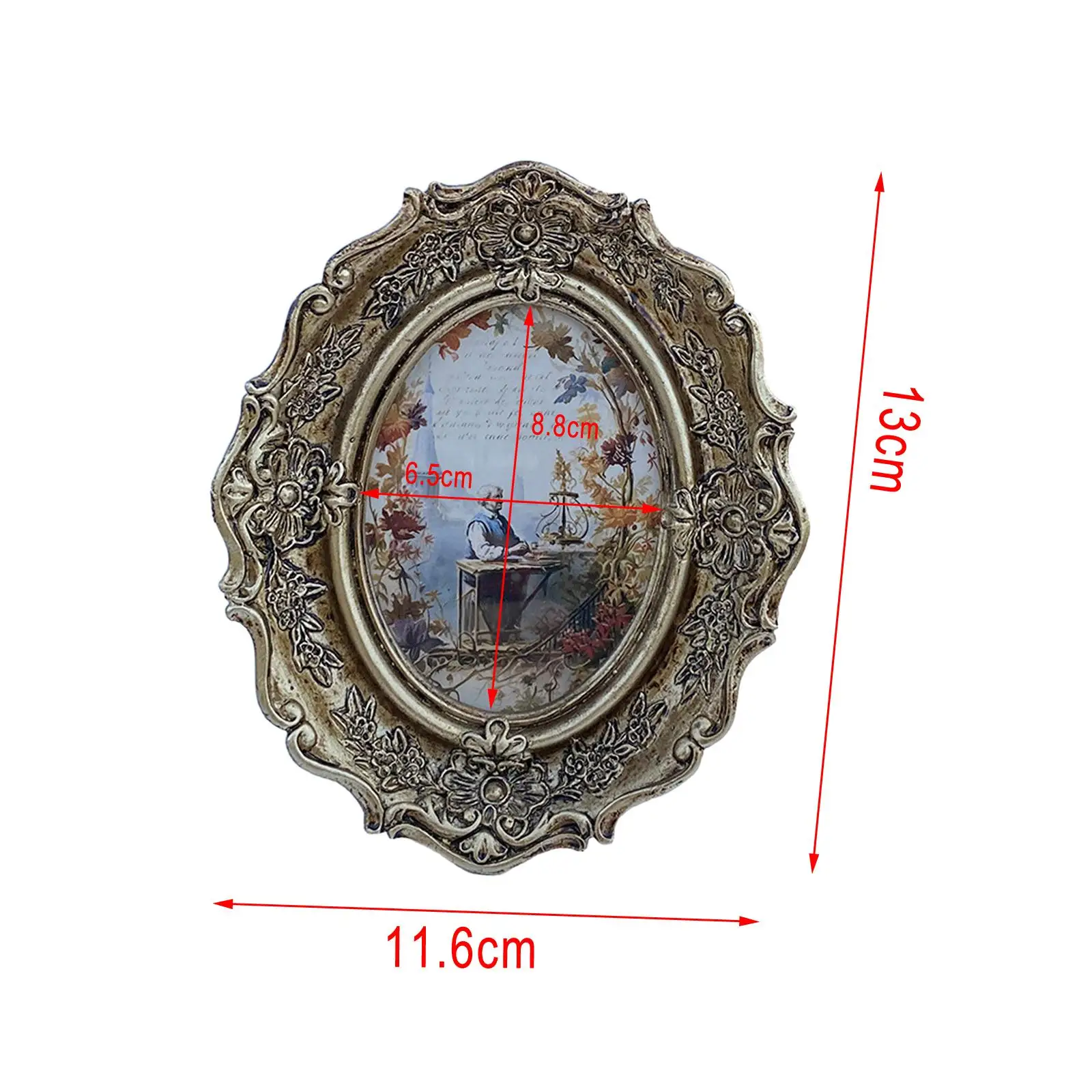 European Vintage Resin Picture Frame Creative Wedding Photos Resin Photo Frame Table Living Room Soft Decoration Ornaments