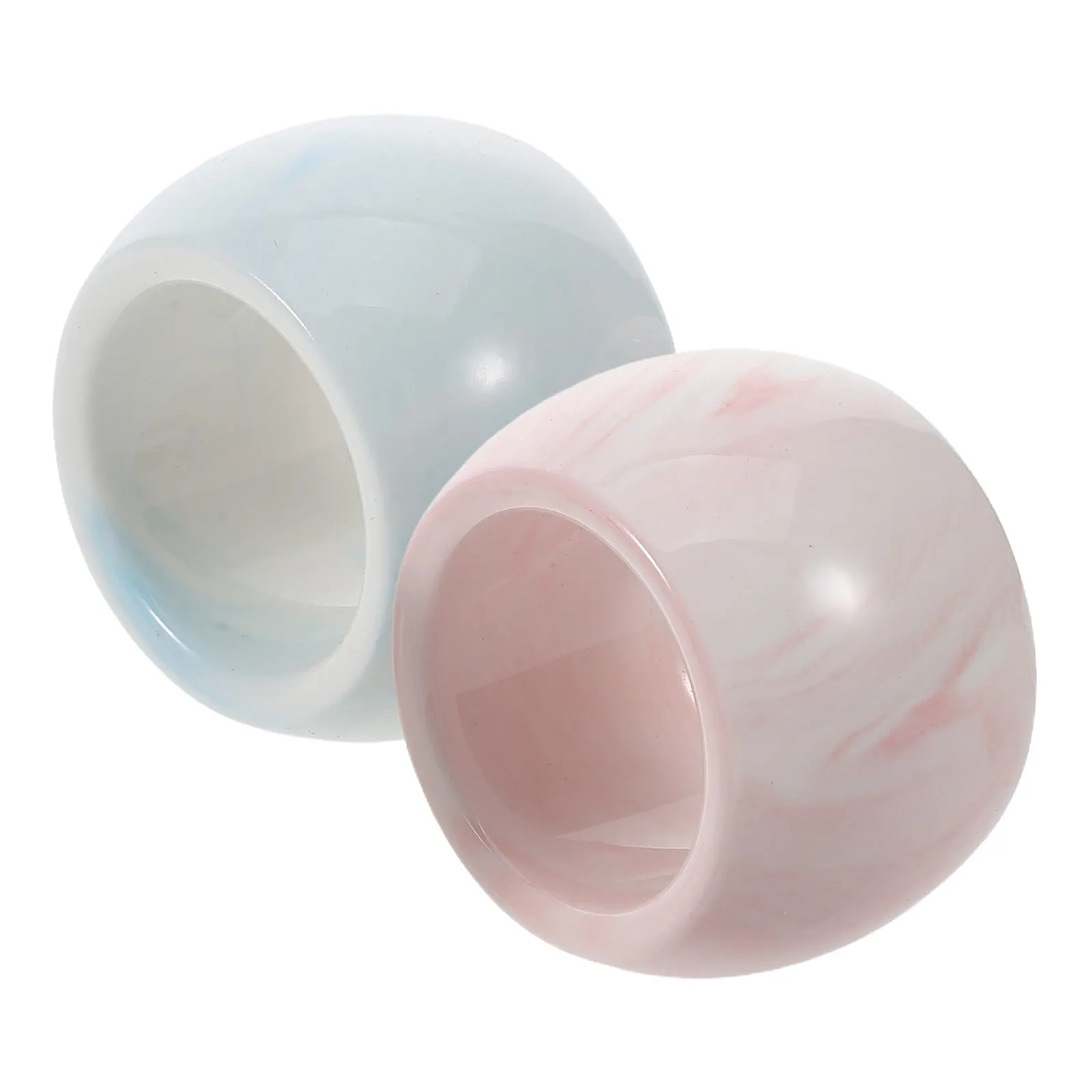 2Pcs Stylish Marble Ceramic Electric Toothbrush Holder Bathroom Countertop Shower Organizer Secure Fit Air Circulation Aesthetic