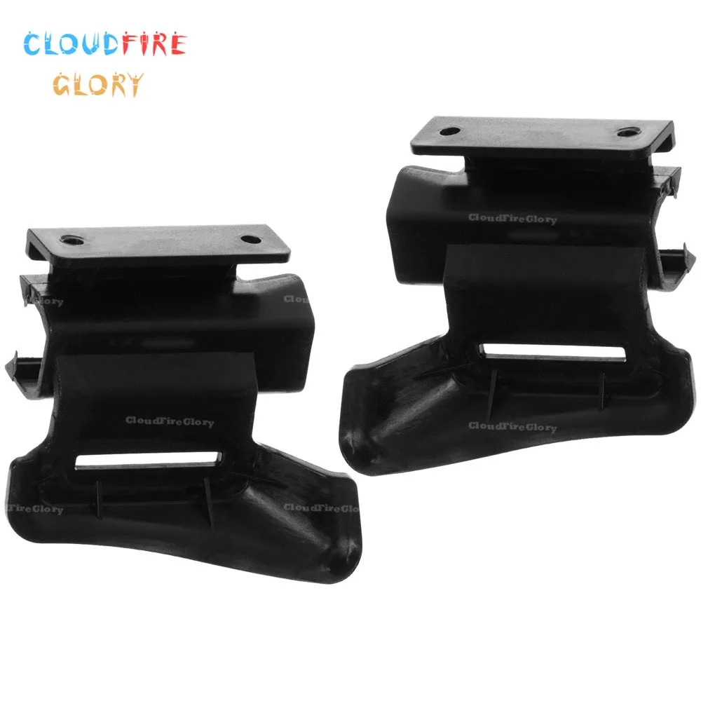 

CloudFireGlory 86515-1G000 86516-1G000 Pair Front Left Right Side Bumper Cover Bracket Black Plastic For Kia Rio 2006-2011