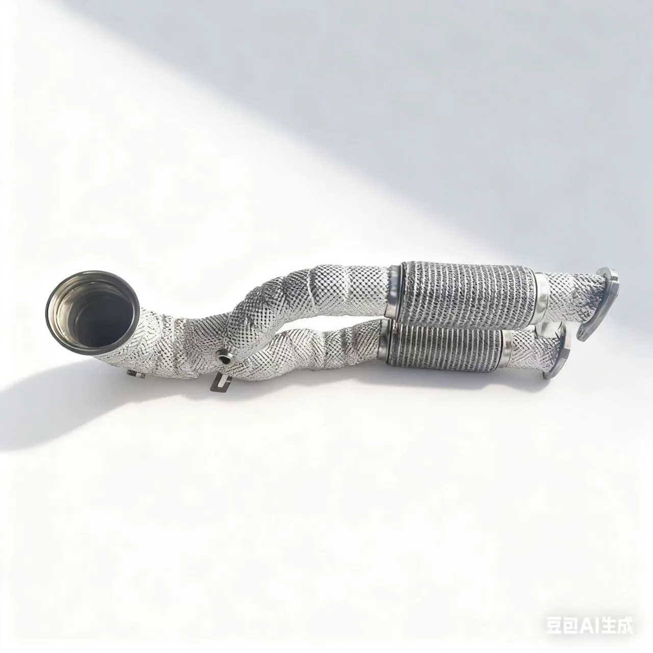 أنبوب عادم عالي التدفق RS3 النازل ACE لسيارة أودي TTRS RS3 2.5T أنبوب سفلي عالي الجودة بدون قطط/مقطط مع درع حراري #3