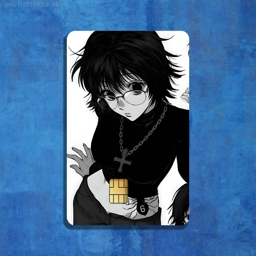 Shizuku Murasaki H-Hunterpedia HXH ملصقات الائتمان فيزا الخصم البنك بطاقة شحن حافلة مترو ملصق مضاد للمياه ملصق الديكور #4