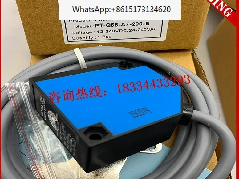 PT-Q55-A7-200 PT-Q55-A7-100/5M PT-Q55-A7-200F Diffuse Reflection Photoelectric Switch