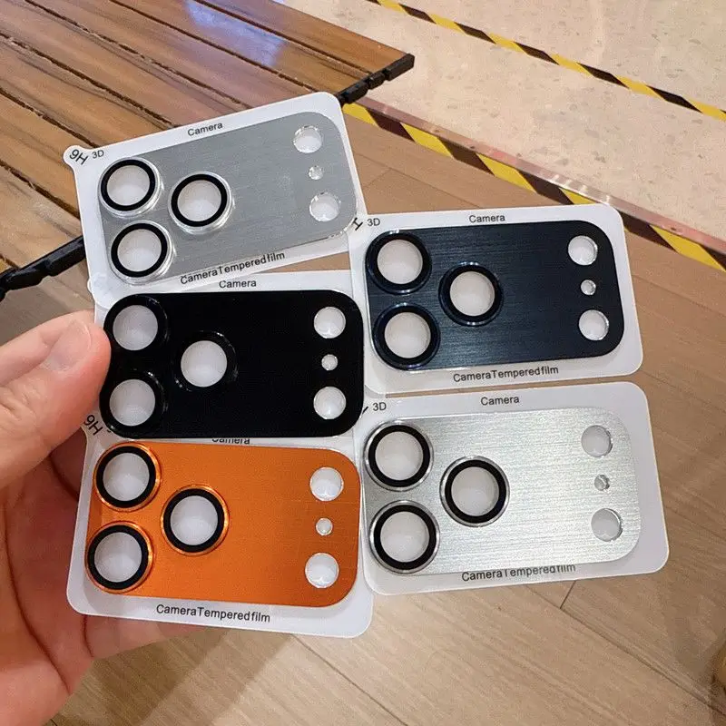 

Armor Camera Lens Protector For iPhone 17 Pro Air 17 Pro Max Full Cover Aluminum Metal Ring Lens Tempered Glass Film Case Cap