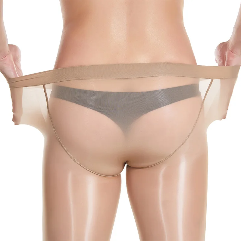 男性用エロタイツ,オイルグロス,透明,超薄型,高弾性,シルキーで滑らかなレギンス