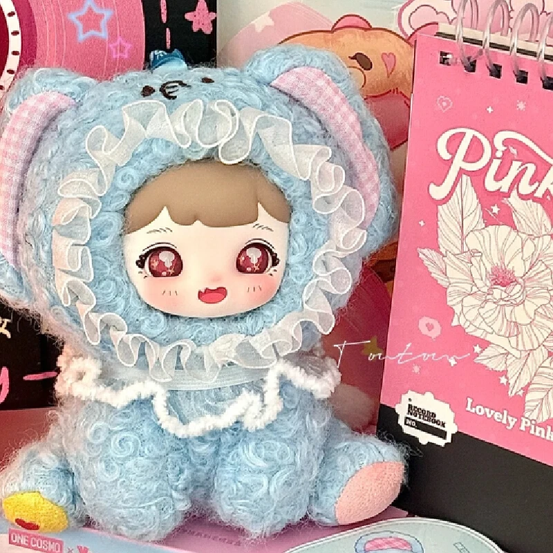 Onecosmo Yoyoo Soft Fufu Dream Vinyl Face Plush Blind Box Trendy Toys kawaii Bag pendant Desktop Ornament Mystery Surprise Gifts
