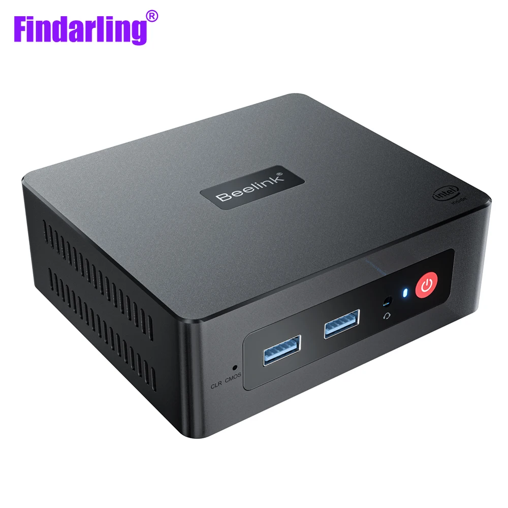 Brand New  Mini S Windows 11Pro Intel 11th Gen N5095 Mini PC DDR4 8GB 128GB SSD Desktop Gaming Computer Support HDD