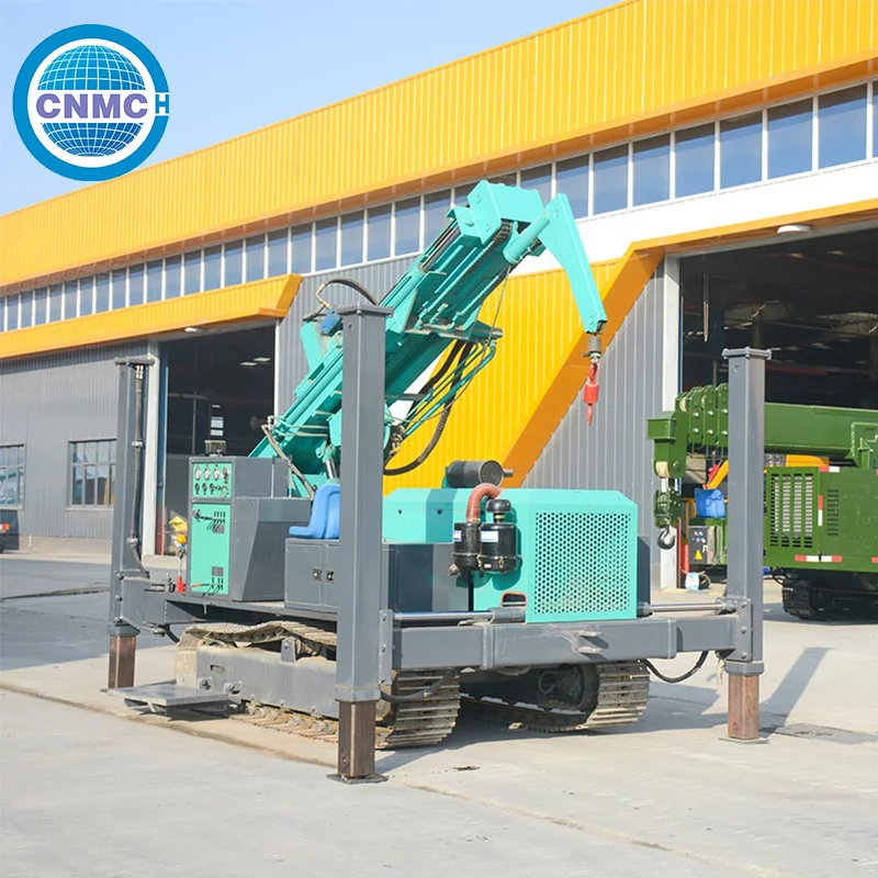 Hydraulic Water Drilling Machine 800m Borehole Water Well Rig For Geothermal Well And Deep Water Source Drilling Jobs