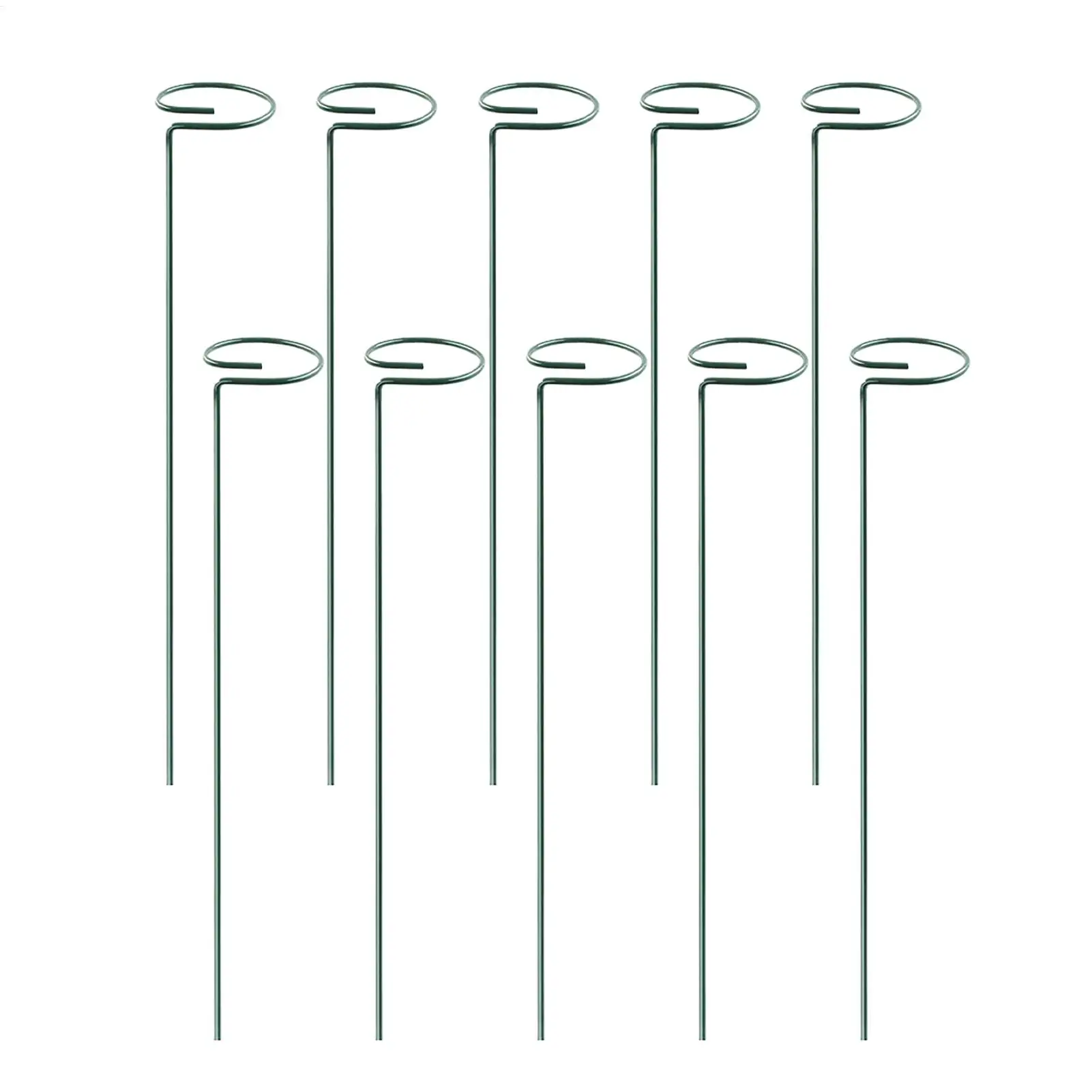 Plant Support Metal Ring Support Poles Tomato Trellis Climbing Plant Holder For Flower Tomato Vegetable Peony Orchid Outdoor