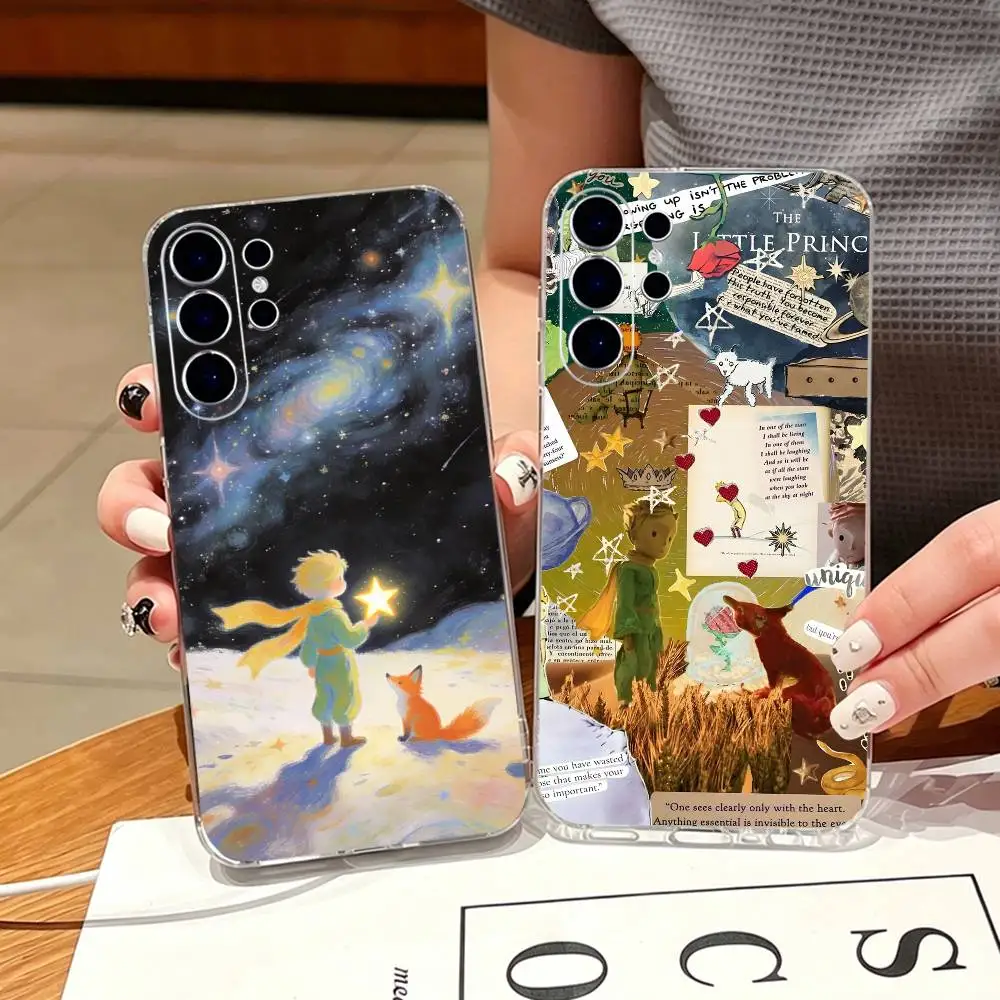 

The Little Prince Phone Case For Samsung S25,S24,S21,S22,S23,S30,Ultra,S20,Plus,Fe,Note,10,9,5G Transparent Cover
