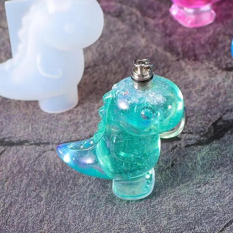 

Ювелирные украшения y88a, формы, подвесная силиконовая смоляная плесень динозавры ночной формы для брелок для брелков, создание