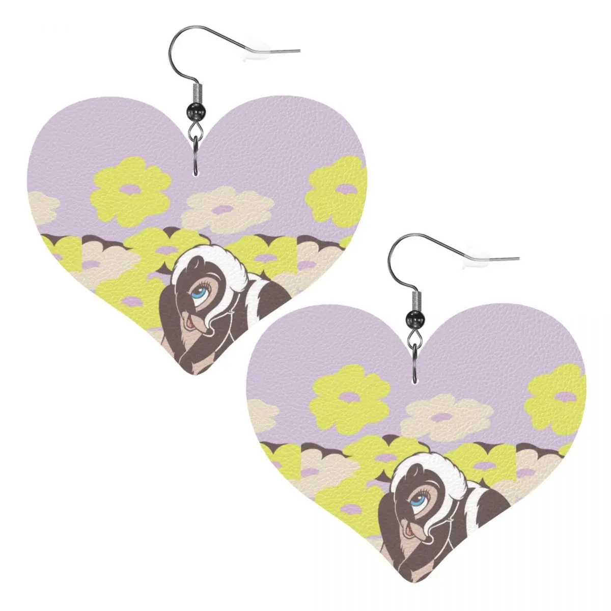 

Кожаные серьги-подвески с мультяшным персонажем Бэмби для женщин, аксессуары для украшений