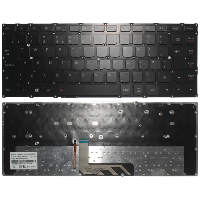 

NEW UK keyboard for Lenovo ThinkPad Yoga 4 PRO Yoga 900 backlit UK Laptop Keyboard