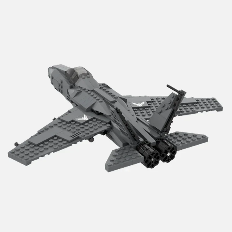 Military Fighter Jets Model Moc Building Bricks Royal Alternate Technology Modular Blocks Gifts Christmas Toys DIY Sets Assembly