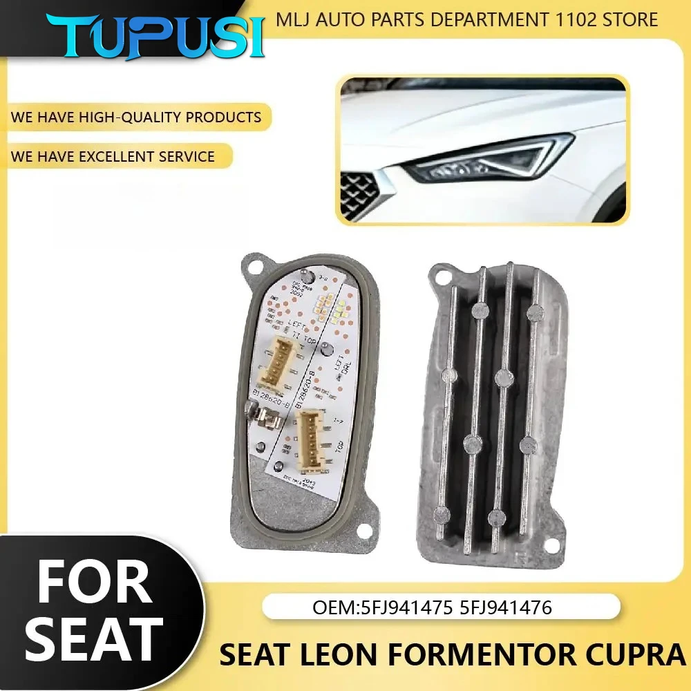 

NEW for SEAT Leon Formentor Cupra 5FJ941475 5FJ941476 B134498-A LED Headlight DRL with Heatsink Turn Signal Light Module