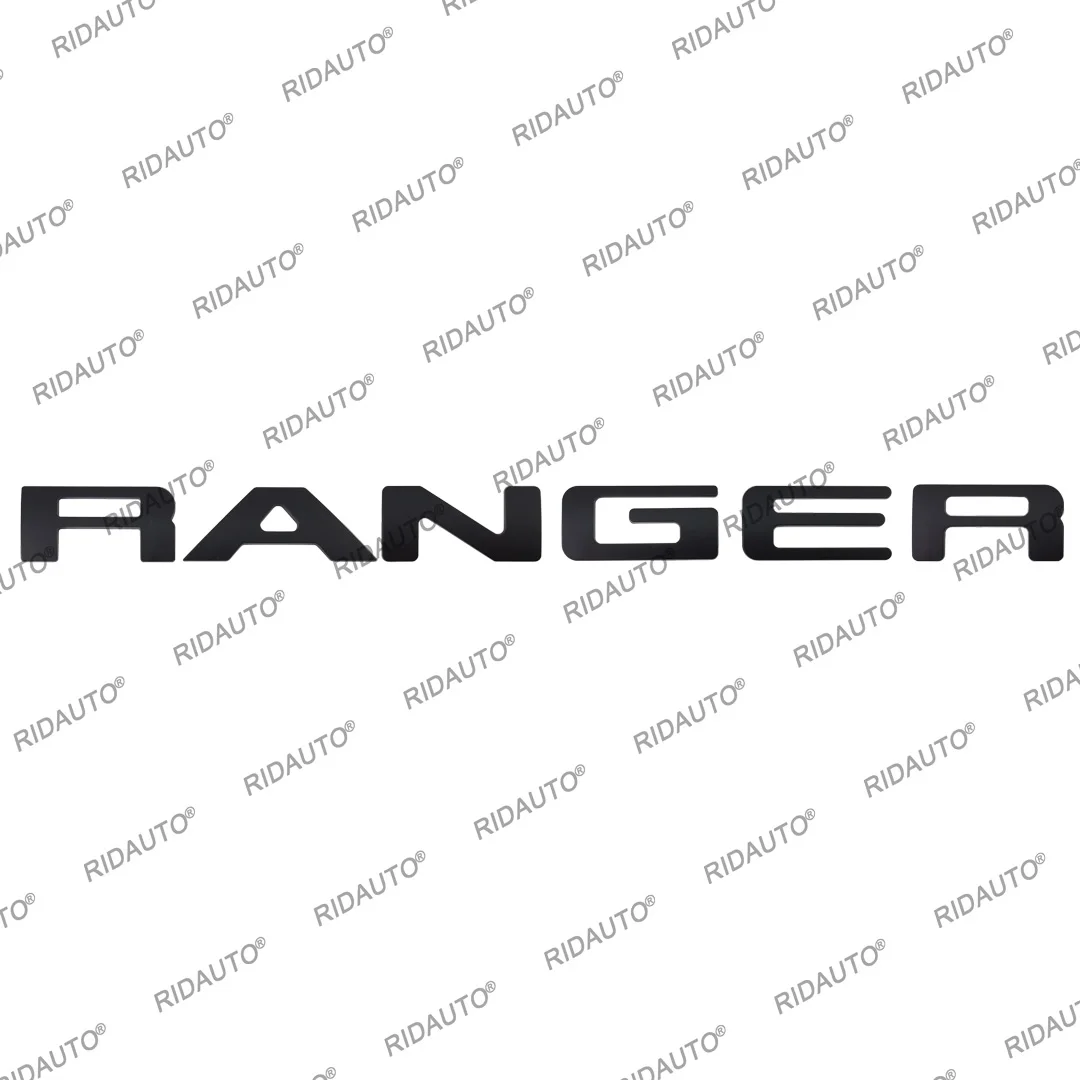 High Quality ABS 3D Emblem Fit For Ford Ranger T9 2022 2023 Wildtrak Sport XLT XL+ XL Back Door Logo Letters