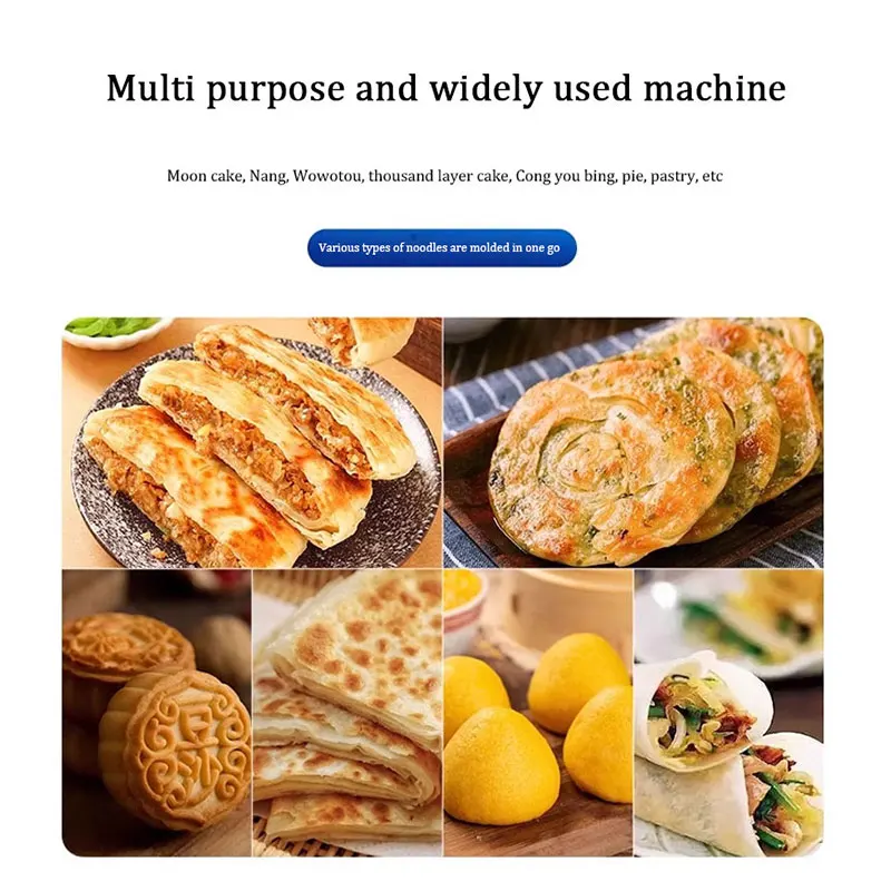 

Роторная 5-головочная настраиваемая форма Naan Mooncake, бывшая машина для прессования плоских хлеба Tortilla