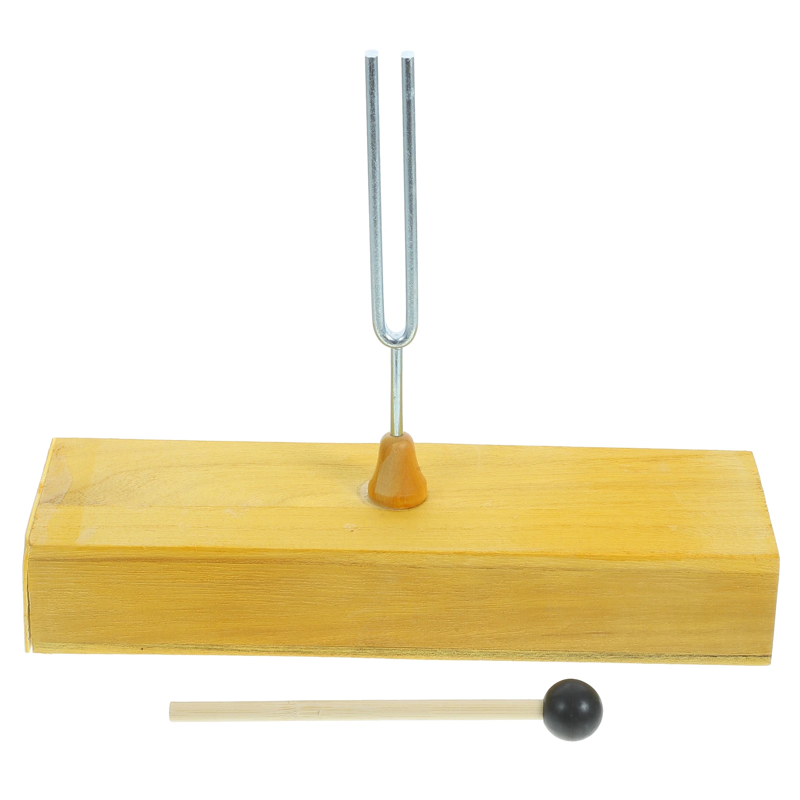 

Fork Teaching Instruments Baby Musical Wooden Meditation Sound Wave Experiment