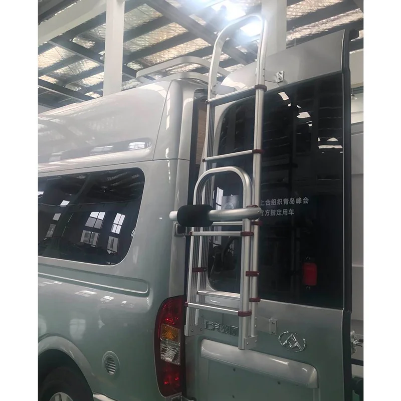 safety folding rv camper van caravan motorhome ladder with Anti Theft Device Security Lock