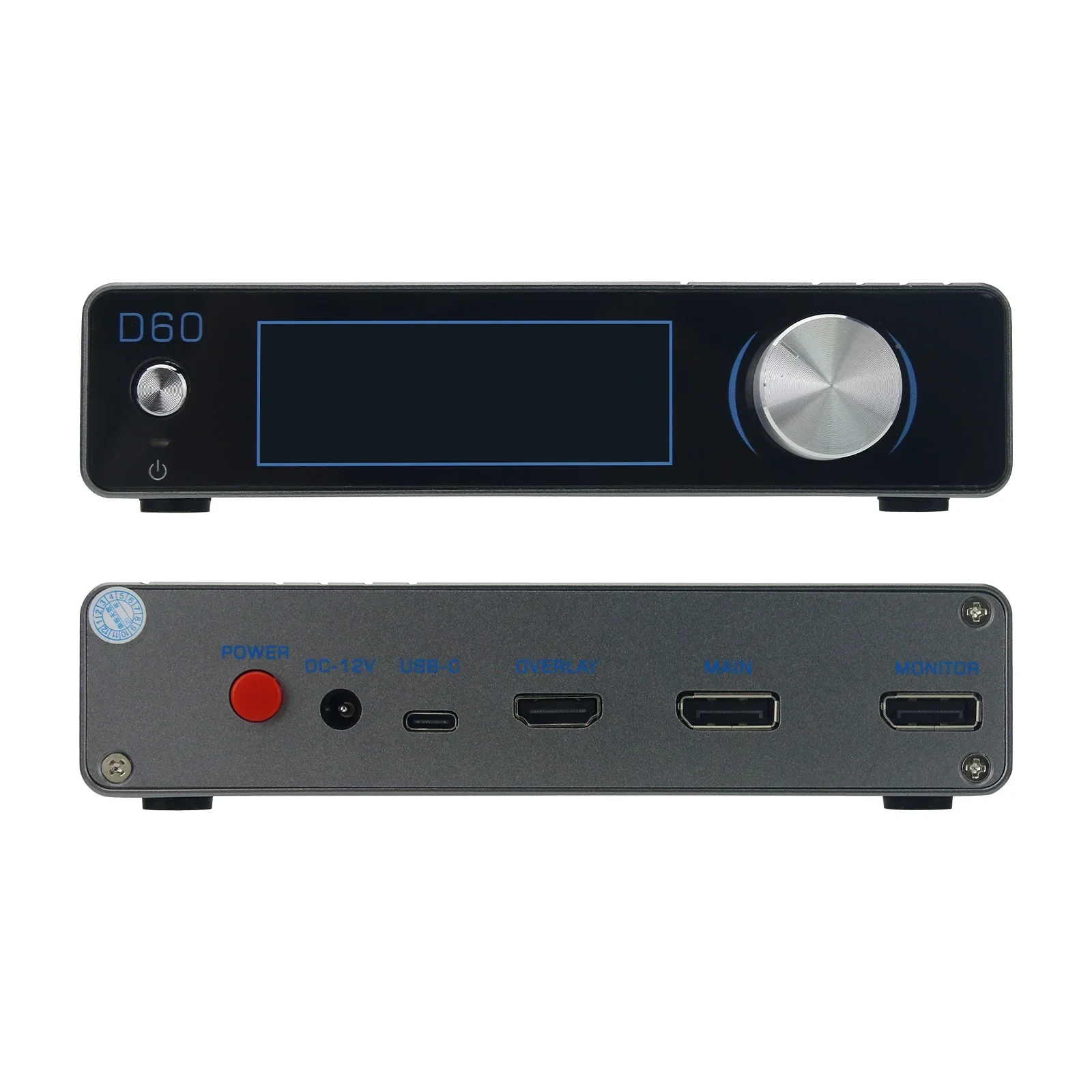 D60 Video Overlay Box 4K Adaptive Fuser High-Definition-compatible + 75T DMA Hardware Board + KMBox NET Controller
