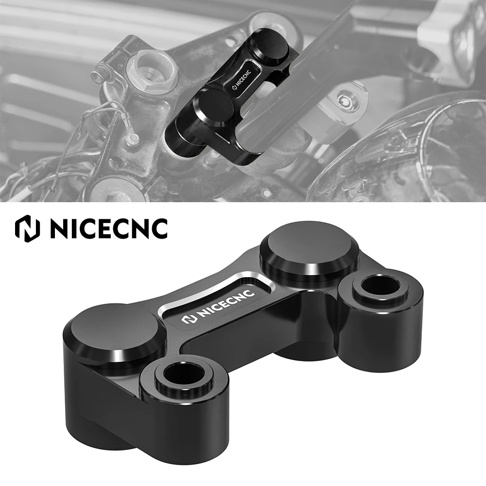 

For Harley Road Glide FLTRX 2015-2024 Road King FLHR Handlebar Riser Pull Back Plate For Harley Street Bob FXBBS 114 Low Rider S
