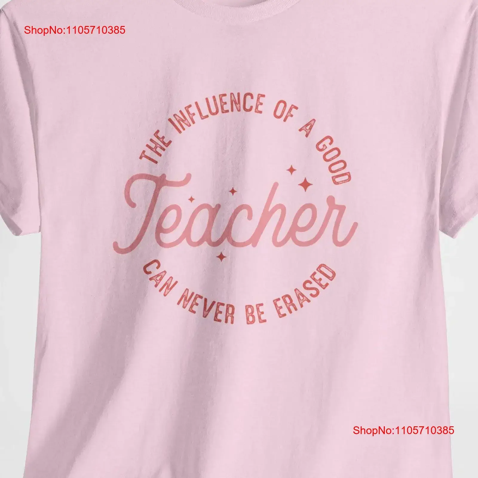 The Influence of a Good Teacher Heavy Cotton T Shirt vintage Washed Stretched Comfortable homme Stylish Casual Versatile